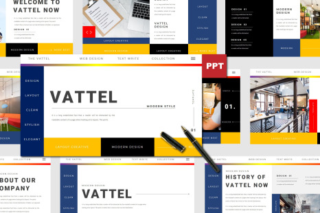 VATTEL Powerpoint Template