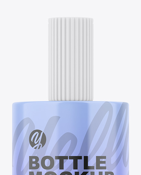 Glossy Bottle Mockup PSD #2