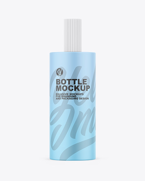 Matte Bottle Mockup PSD #2