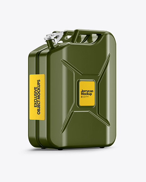 Fuel Jerrycan   Half Side View PSD #2