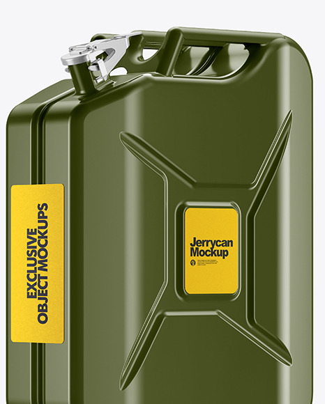 Fuel Jerrycan   Half Side View PSD #1