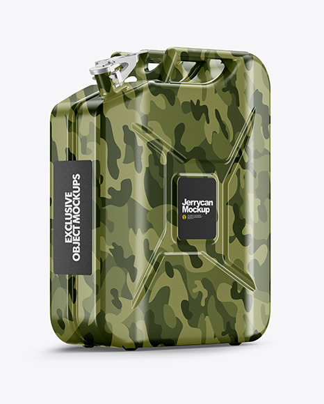 Fuel Jerrycan   Half Side View PSD #5