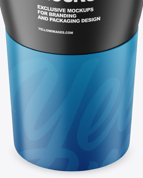 Matte Thermo Cup Mockup PSD #1