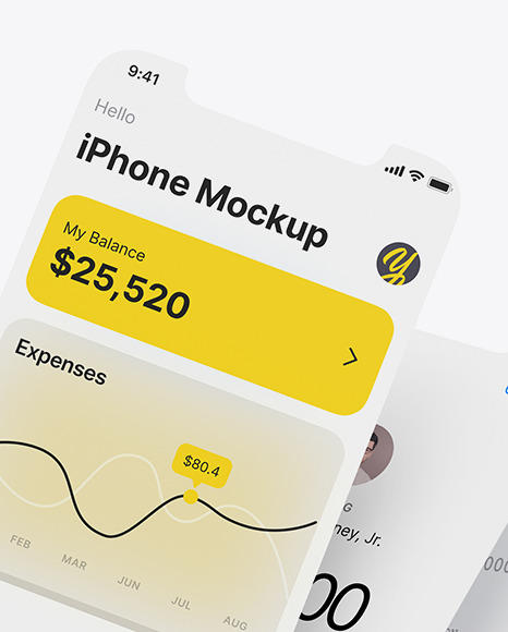 Download Iphone 12 Pro Mockup In Device Mockups On Yellow Images Object Mockups