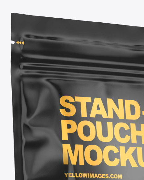 Stand up Pouch with Gummies Mockup PSD #6