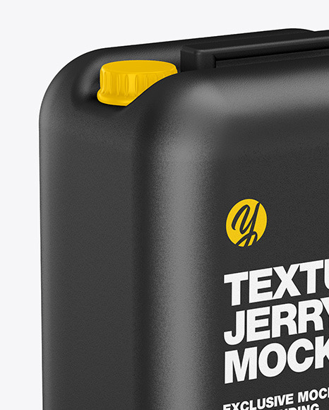 Textured Jerrycan Mockup PSD #2
