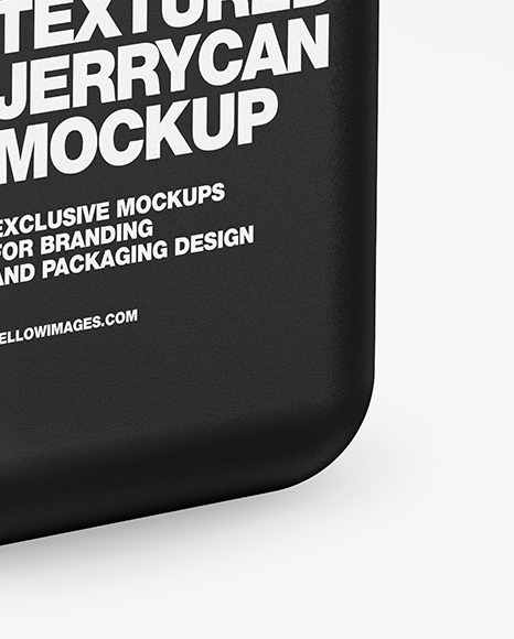 Textured Jerrycan Mockup PSD #1