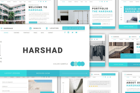 HARSHAD Powerpoint Template