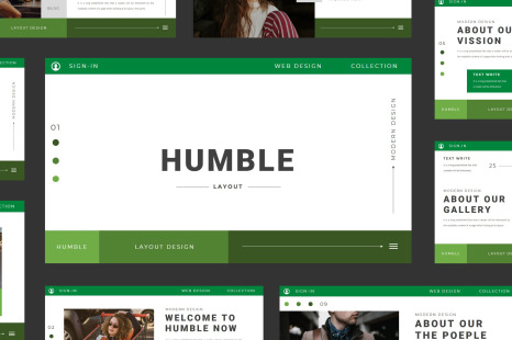 HUMBLE Powerpoint Template