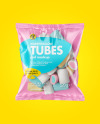 Plastic Bag With Marshmallows Mockup