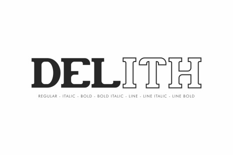 Delith Six Different Styles Font