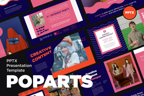 Poparts Powerpoint Template