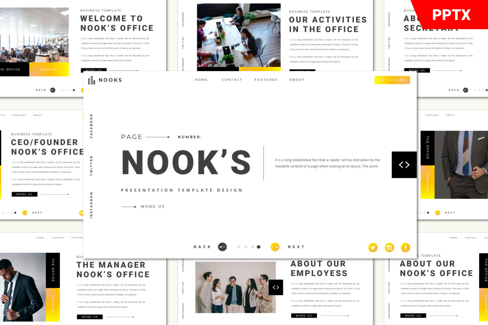 NOOK'S Powerpoint Template