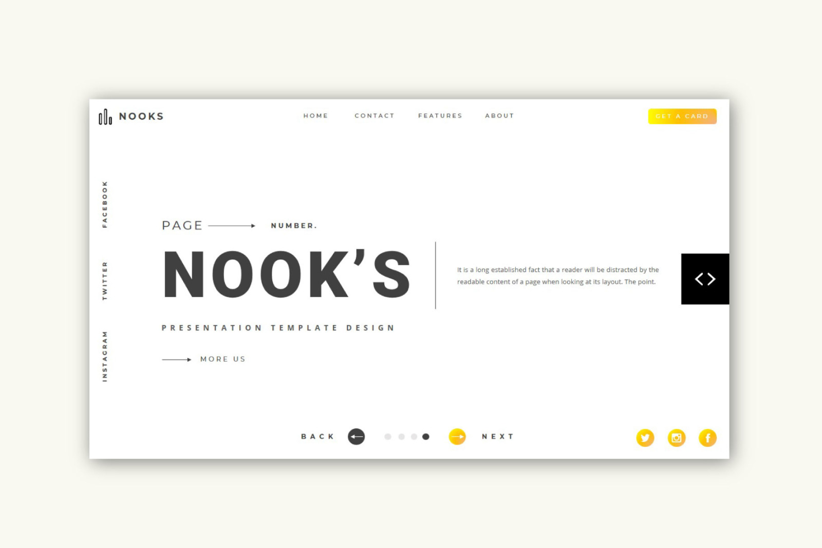 NOOK'S Powerpoint Template