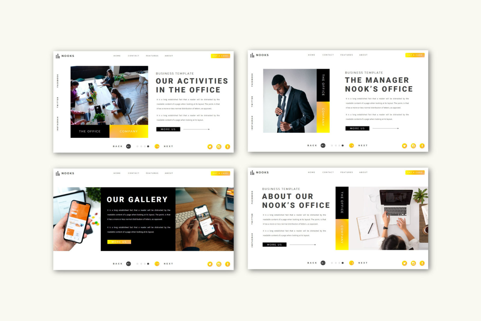 NOOK'S Powerpoint Template