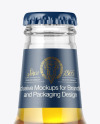 500ml Clear Glass Lager Beer Bottle Mockup