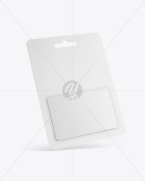 Gift Card in Blister Pack Mockup PSD #3