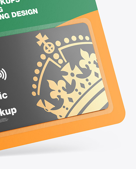 Gift Card in Blister Pack Mockup PSD #1