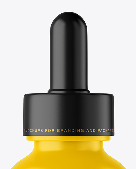 Matte Dropper Bottle Mockup PSD #2