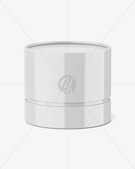 Glossy Paper Tube Mockup PSD #3