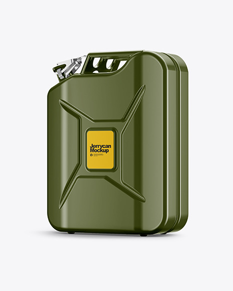 Fuel Jerrycan   Half Side View PSD #2