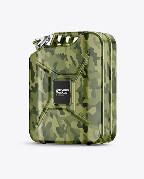 Fuel Jerrycan   Half Side View PSD #5