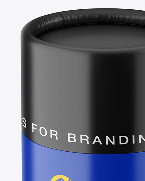 Matte Paper Tube Mockup PSD #2