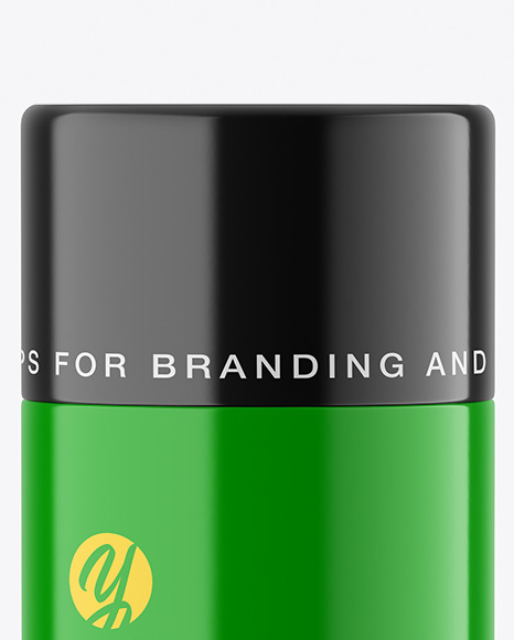 Glossy Paper Tube Mockup PSD #2