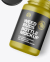 Matte Jar w/ Weed Buds Mockup