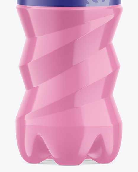 500ml Glossy Plastic Drink Bottle Mockup PSD #7