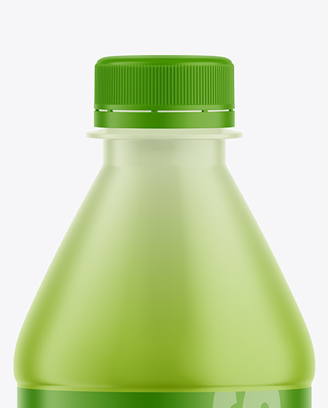 500ml Matte Plastic Drink Bottle Mockup PSD #1