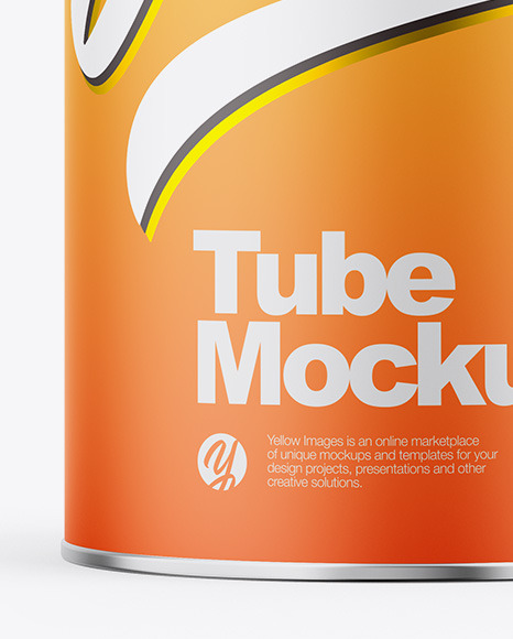 Matte Tube Mockup PSD #4