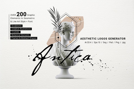 Antica. Aesthetic Logos Generator