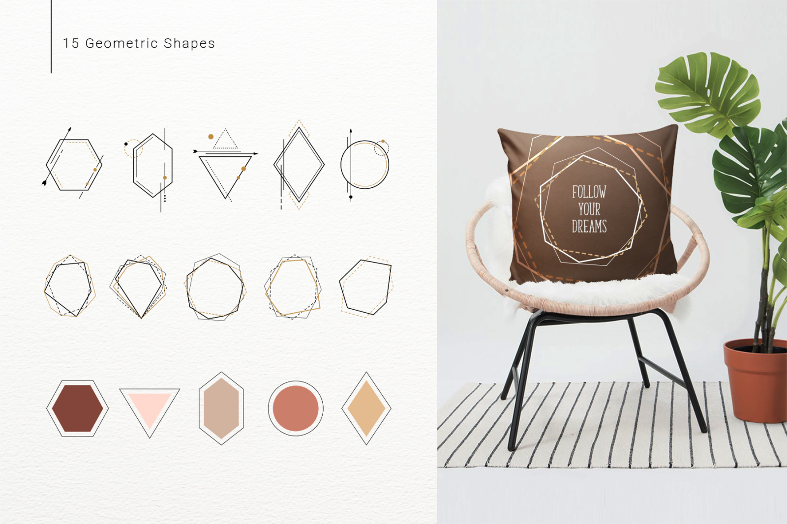 Download Antica Aesthetic Logos Generator In Design Elements On Yellow Images Creative Store