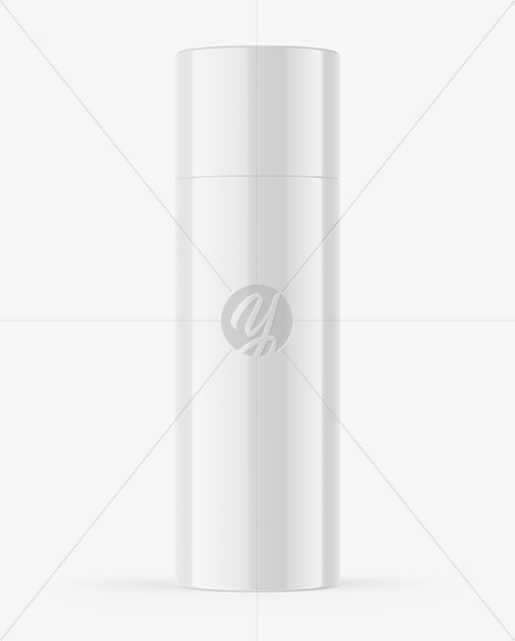 Glossy Paper Tube Mockup Glossy Paper Tube Mockup