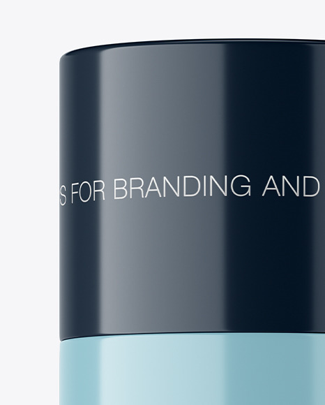 Glossy Paper Tube Mockup PSD #2