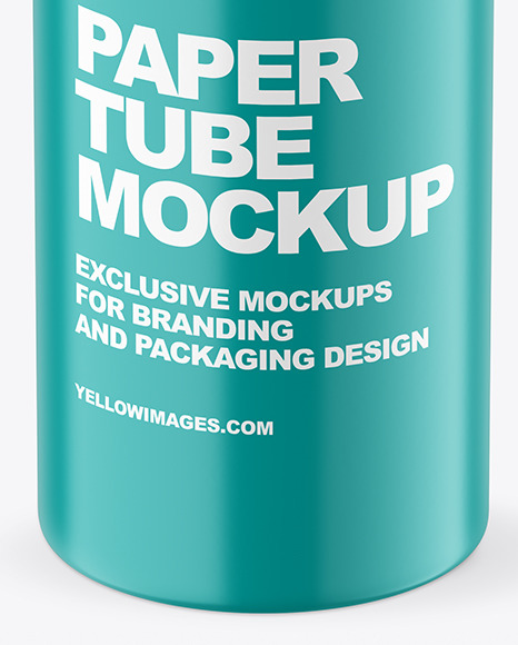 Matte Paper Tube Mockup PSD #4