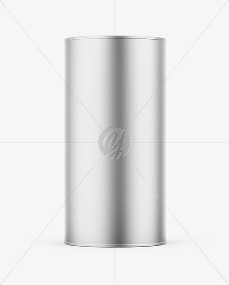 Matte Metallic Tube Mockup PSD #3