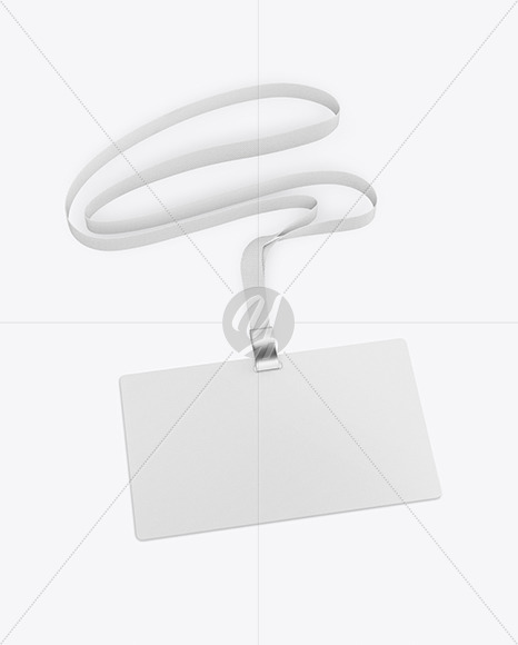 Horizontal ID Card Mockup Horizontal ID Card Mockup