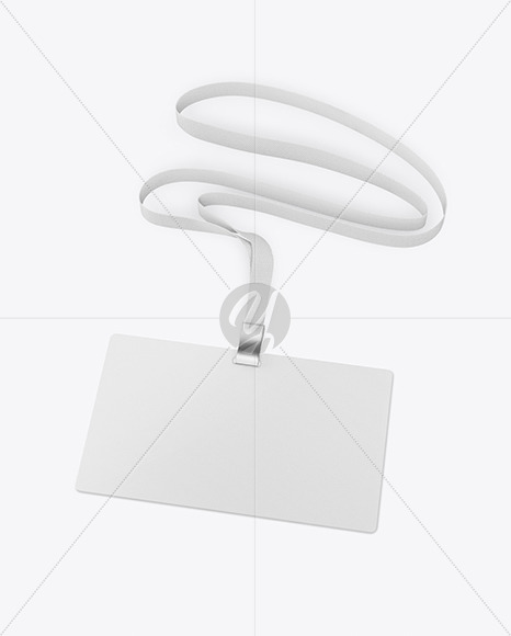 Horizontal ID Card Mockup PSD #3