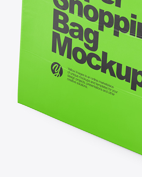 Matte Paper Shopping Bag Mockup   Half Side View PSD #6