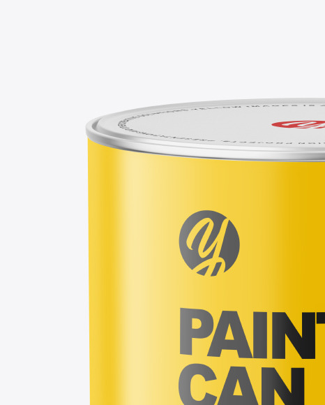 Matte Paint Can Mockup PSD #2