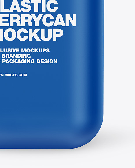 Plastic Jerrycan Mockup PSD #1