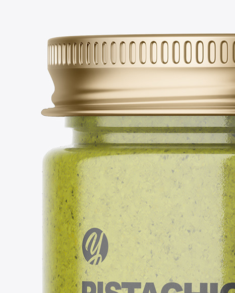 Pistachio Butter Jar Mockup PSD #1