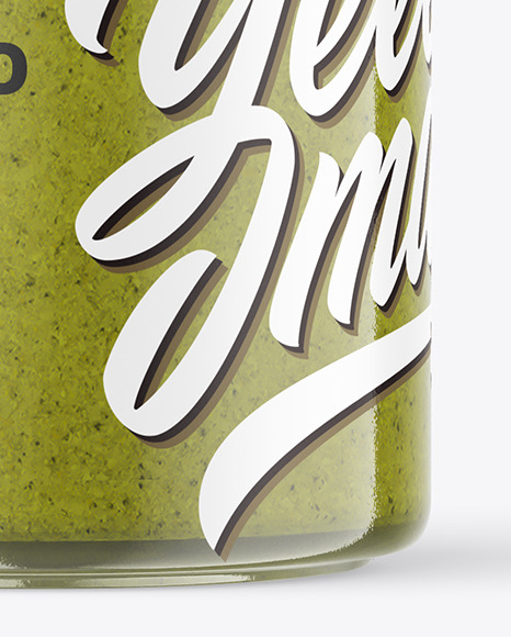 Pistachio Butter Jar Mockup PSD #6