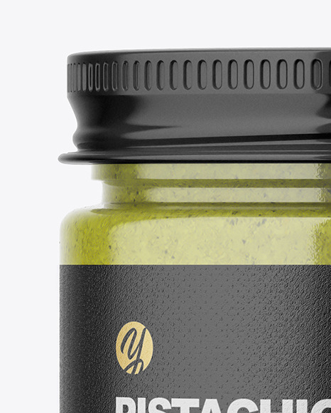 Pistachio Butter Jar Mockup PSD #7