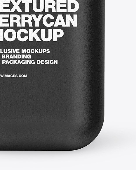 Textured Jerrycan Mockup PSD #1