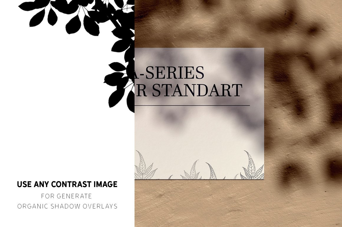 Download Shadow Overlay Generator Mockup In Actions Presets On Yellow Images Creative Store