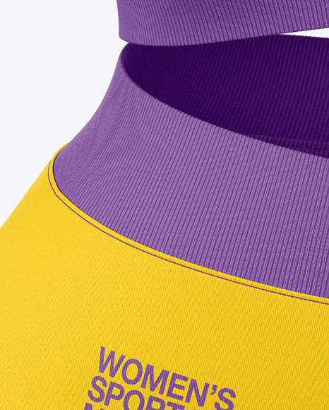 Download Women S Sport Kit Mockup In Apparel Mockups On Yellow Images Object Mockups