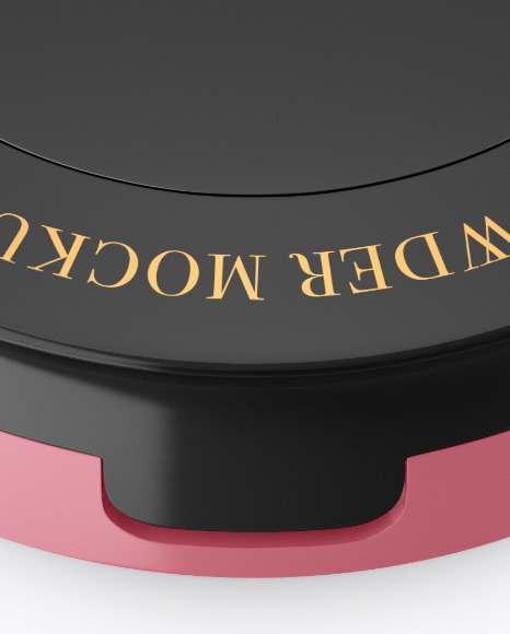 Download Glossy Compact Powder Mockup in Packaging Mockups on ...